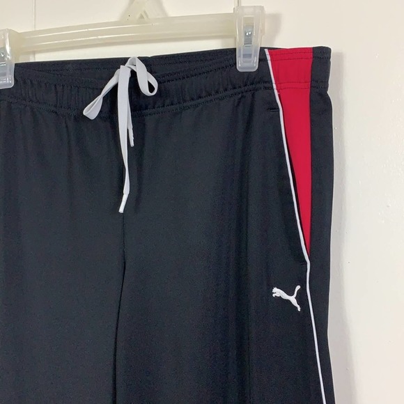PUMA SPORT LIFESTYLE ATHLETIC SWEATPANTS SIZE L ADJUSTABLE DRAWSTRING TWO POCKET - Picture 6 of 10